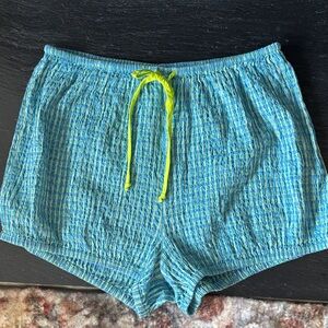 New FP Women’s Seersucker Drawstring Shorts - size M